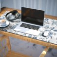 thumbnail image 3 of Long Mouse Pads for Desk,Pioneer Flower Floral Print Pattern Desk Mats on Top Of Desks, Desk Mouse Pad Extra Large with 3mm Non-Slip Base and Stitched Edge for Gaming,Office,Work,Home 35.4"x15.7", 3 of 6