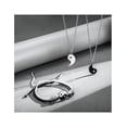 thumbnail image 3 of Juego De Pulseras Con Collar, Pulseras Ajustable Plata Dia-17cm Lar-50cm, 3 of 5