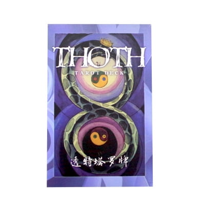 tarot cards 英文塔罗牌 神谕卡 桌游卡牌 跨境电商THOTH tarot Deng Xun unisex