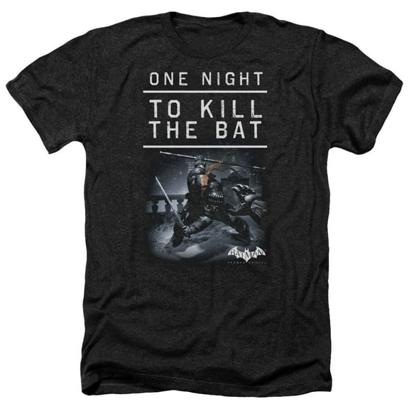 Batman Arkham Origins - One Night - Heather Short Sleeve Shirt - X-Large