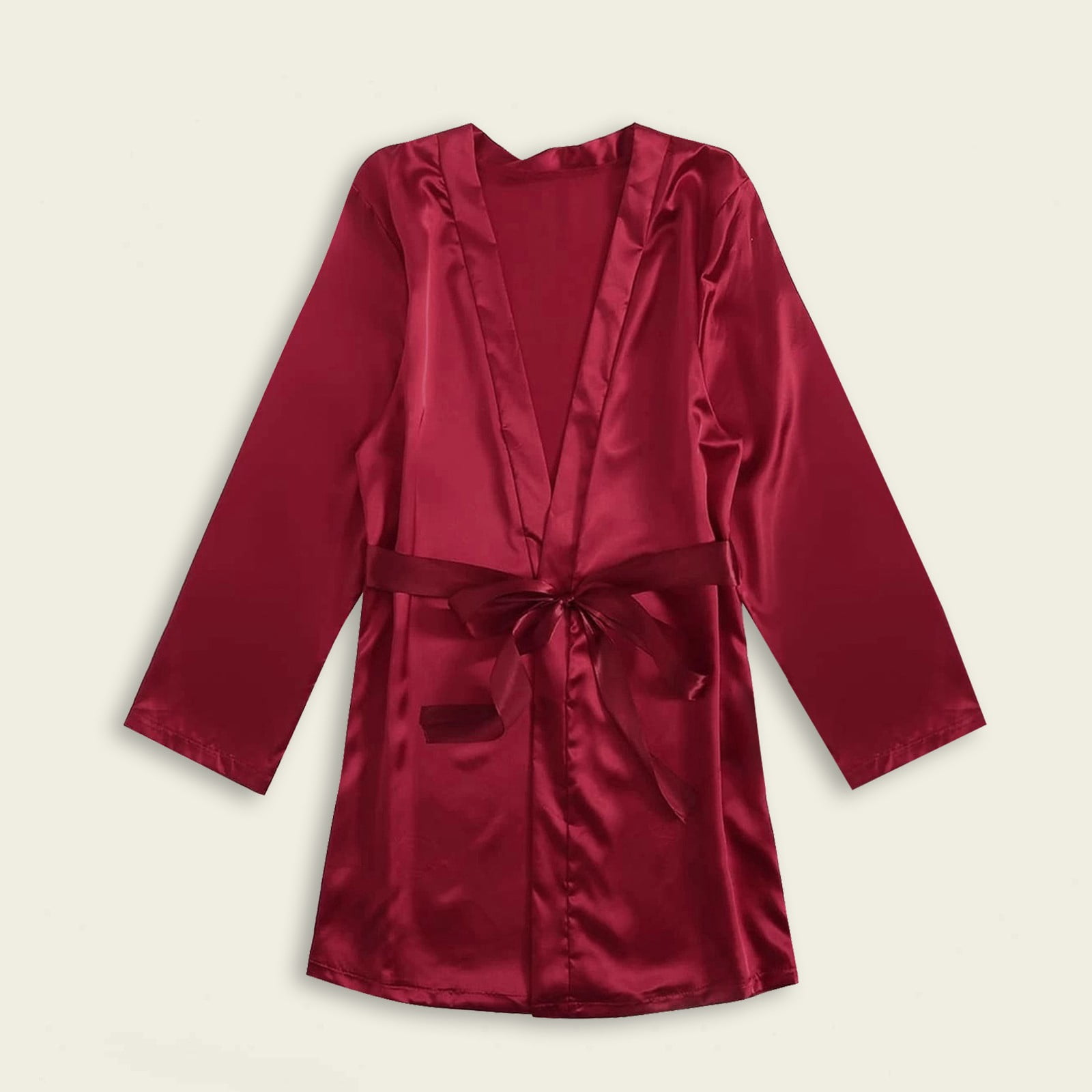 Teissuly Satin Silk Pajamas Women Nightdress Lingerie Robes Underwear  Sleepwear Sexy