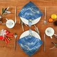 thumbnail image 4 of Napkin Satin Napkin 20*20Inchx6 Kitchen Towel Dinner Plate Towel Decorative Towel Napkin Tea Towel Suitable For Kitchen Table Blue Sky, 4 of 8
