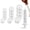 1PCS 10ml+15PCS Bottle Adapters, variant on 10ml Syringe with Measurement for Scientific Labs, Feeding Pets, Refilling and Measuring Liquids,Dispensing,with Cap (5PCS, 10ml)