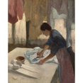 thumbnail image 3 of Edgar Degas 12x14 Black Modern Framed Museum Art Print Titled - Woman Ironing (C. 1876-1887), 3 of 5