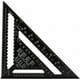 thumbnail image 1 of Escuadra de carpintero, regla angular de carpintería, escuadra de carpintero de aleación de aluminio de 30,5 cm, 1 of 5