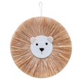 thumbnail image 2 of Animal Head Hand-Woven Wall Hanging Craft,Cartoon Lion Tiger Straw and Cotton Thread Weaving Wall Pendant,Nursery Room Wall Art Decor for Home Bedroom Living Room Decoration, 2 of 6