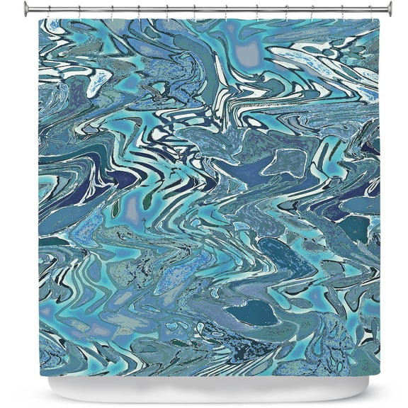 Shower Curtains 70" x 73" from DiaNoche Designs by Susie Kunzelman - Agate 2
