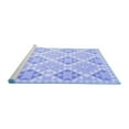 thumbnail image 2 of Ahgly Company Machine Washable Indoor Rectangle Southwestern Blue Country Area Rugs, 5' x 8', 2 of 4