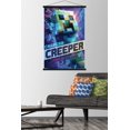 thumbnail image 2 of Minecraft - Struck Wall Poster with Wooden Magnetic Frame, 22.375" x 34", 2 of 5