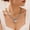 B-Silver Heart, variant on 14K Gold Plated Chunky Heart Necklace for Women, Waterproof Non-Tarnish Hypoallergenic Bold Chain with Toggle Clasp, Statement Jewelry Gift for Her