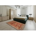 thumbnail image 4 of Ahgly Company Indoor Rectangle Abstract Orange Brown Abstract Area Rugs, 3' x 5', 4 of 6