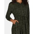 thumbnail image 5 of Time and Tru Soft Shirtdress, Women's and Women's Plus, Size XS-4X, 5 of 8