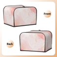 thumbnail image 3 of Balery Marble Pattern Oven Cover Kitchen Bread Machine Protector, 4 Slice Toaster Cover for Home, Anti Dust Fingerprint Coaster Cover, 3 of 7