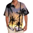 thumbnail image 1 of Short Sleeve Button Shirt Men'S Casual Short Sleeve Shirt Loose Shirt With Pocket XL, 1 of 5