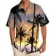 thumbnail image 1 of Short Sleeve Button Shirt Men'S Casual Short Sleeve Shirt Loose Shirt With Pocket M, 1 of 5
