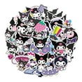 thumbnail image 3 of ZOOUSQII 50pcs Cute Kuromi Cartoon Stickers, Waterproof Vinyl Decal for Girl Teen Kids Laptop, Travel Case, Phone, Bike, Water Bottle, Guitar, Computer Party Supplies A02 ST219-088, 3 of 6