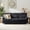 Black, variant on Leumius 82" Velvet Sofa, 3 Seater Couch, Mid Century Modern Couches with Metal Legs for Living Room & Bedroom,Black