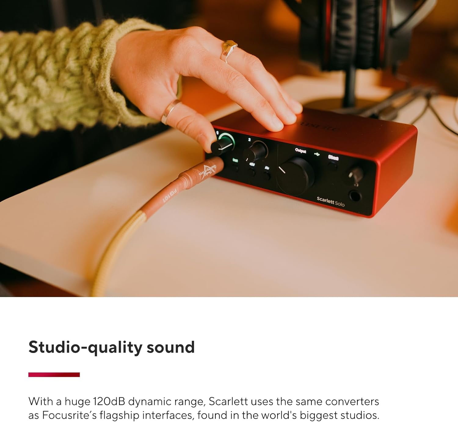 Focusrite solo headphone amp new arrivals