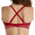 thumbnail image 5 of Panache RED/WHITE Britt Stripe Bandeau Bikini Swim Top, US 30H, UK 30FF, 5 of 7