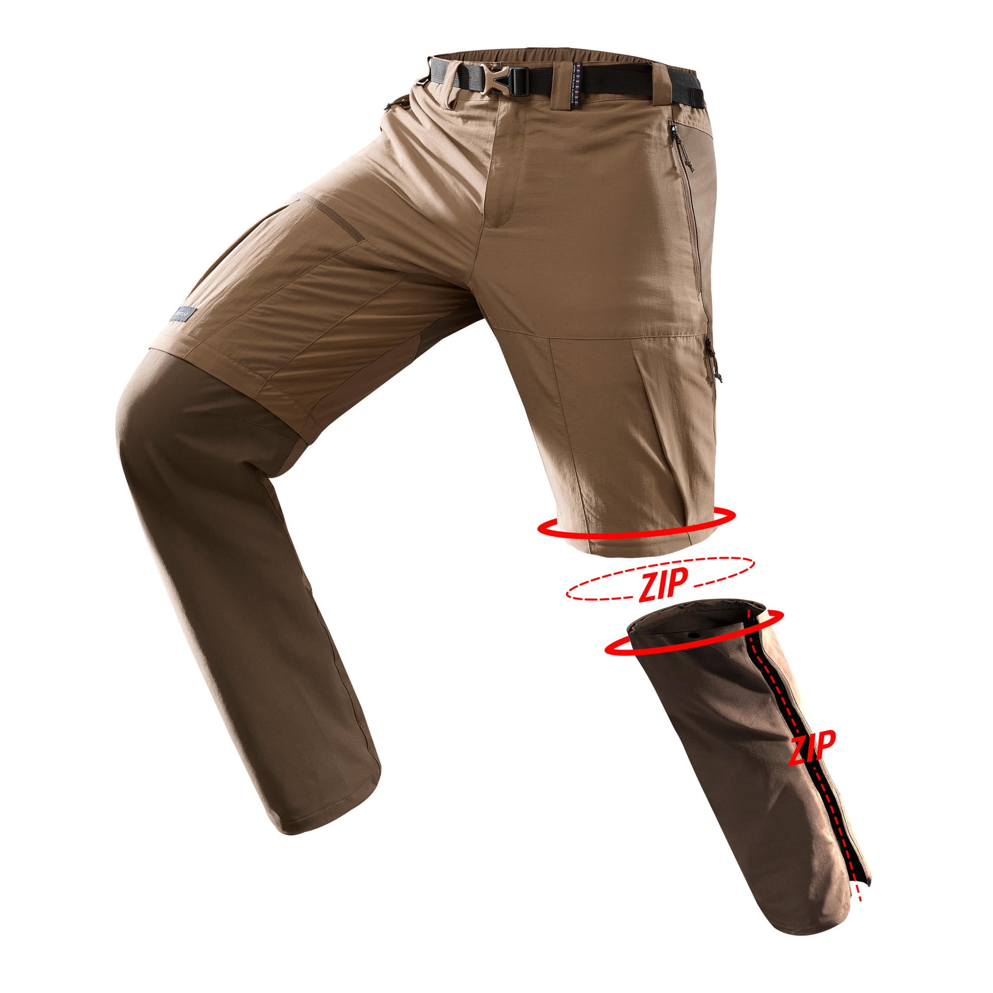 decathlon zip off trousers