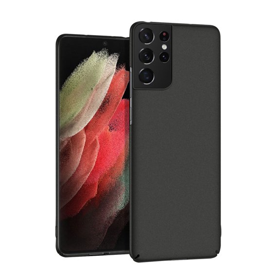 for Samsung Galaxy S22 Ultra 6.8" 2022 Lightweight & Ultra-Thin Case, Premium Hard PC Anti-Drop Durable Shockproof Protective Case for Samsung S22 Ultra Ladies Women Men, Black