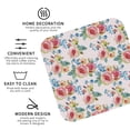 thumbnail image 3 of Yiaed Rose Flowers Print Leather Coasters for Drinks - Cup Coasters Coffee Table Kitchen Table Bar, Home & Office Gifts Handmade Drink Coasters-Square, 3 of 6