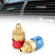 thumbnail image 3 of Conector de acoplador rápido recto de alta y baja presión R134A, adaptador de refrigerante A/C para coche, 2 uds., 3 of 8