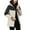 Beige, variant on Women's Windproof Ski Jackets Warm Long Sleeve Zip Pocket Hooded Jacket Windproof Hiking Jacket for Women Winter Beige M