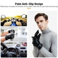 thumbnail image 3 of Rosaver Mens Winter Warm Leather Gloves with Wool Lining, Classic Dress Casual Touchscreen Gloves for Driving Riding, Thermal Gifts for Dad or Husband, Black - XXL, 3 of 7