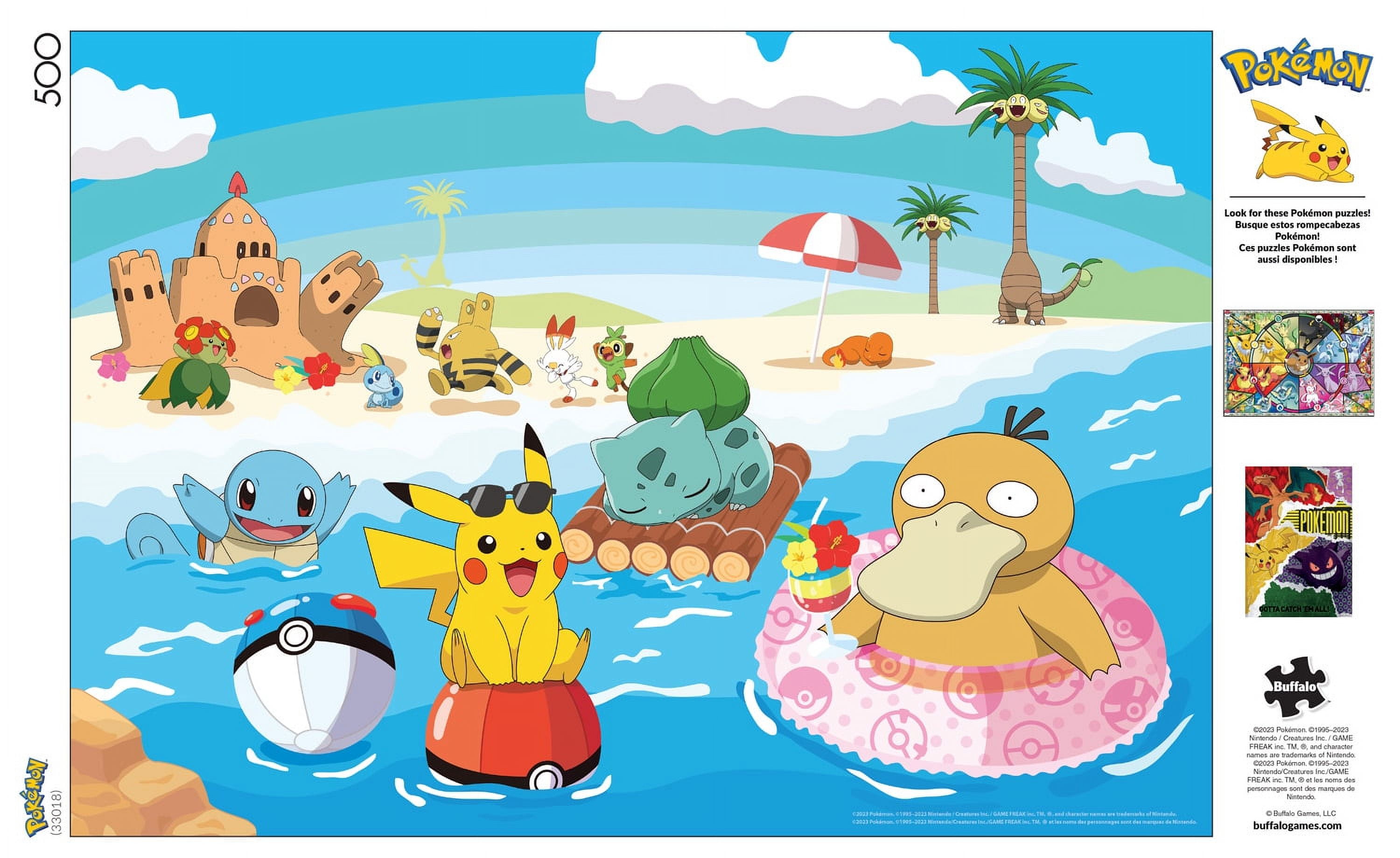 Buffalo Games 500-Piece Pokemon Island Time Interlocking Jigsaw Puzzle