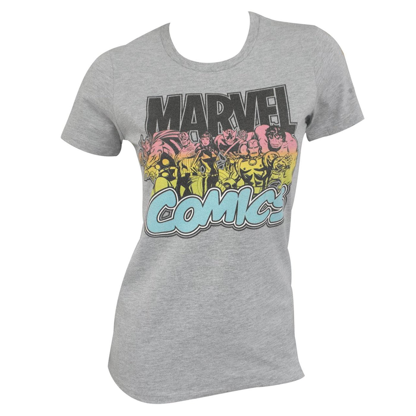 Marvel Comics Women's T-Shirt-Large 