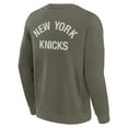 thumbnail image 3 of Unisex Fanatics Olive New York Knicks Elements Super Soft Fleece Pullover Sweatshirt, 3 of 3