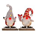 thumbnail image 2 of Advancent Feliz Navidad Adorno LED Bosque Sin rostro Muñeca Navidad Adornos de Decoración del hogar con luces Regalo Kits de decoración para fiestas sombrero gris Advancent HA042662-02, 2 of 6