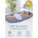 thumbnail image 2 of Almohada de embarazo QUEEN ROSE en forma de U para todo el cuerpo con funda de refrigeración, 2 of 8