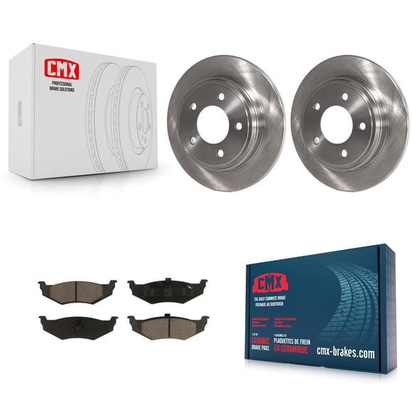 CMX Rotors de Frein à Disque Arrière et Kit de Plaquettes en Céramique pour Voiture Chrysler Intrepid Dodge Concorde 300M LHS Eagle Vision New Yorker K8C-101798