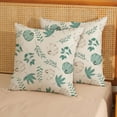 thumbnail image 4 of Fall Pillow Covers 18x18 Set of 2 Aqua Green White Pumpkin Maple Leaves Pillowcase for Home Fall Decor Throw Pillow Covers Autumn Thanksgiving Decorations Outdoor Cushion Case for Sofa Couch, 4 of 6
