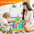 thumbnail image 5 of BMAG Magnetic Tiles Toys for Kids,36pcs Starter Set 3D Magnet Building Blocks Construction,STEM Learning Educational Toddlers Toy Gift, 5 of 7