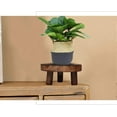 thumbnail image 5 of Mini Round Natural Wood Stool, Flower Pot Stand, Gardening Stool, - 3.5" Tall Natural Wood, 5 of 5