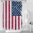 thumbnail image 2 of 2DXuixsh Rideau de Douche pour Salle de Bain Résistant à la Moisissure Rideau de Douche Rétro Décoratif Excluant les Poteaux 59 X 71 Pouces, 2 of 8