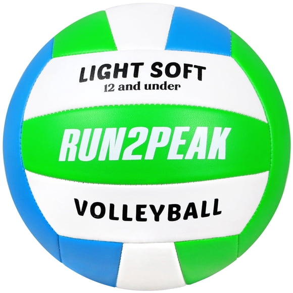 Voleibol RUN2PEAK, talla 5, ligero y suave al tacto para niños