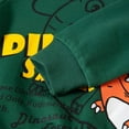 thumbnail image 5 of Boys Fall Cotton Clothes Green Dinosaur Crewneck Sweatshirts 4T (182), 5 of 5