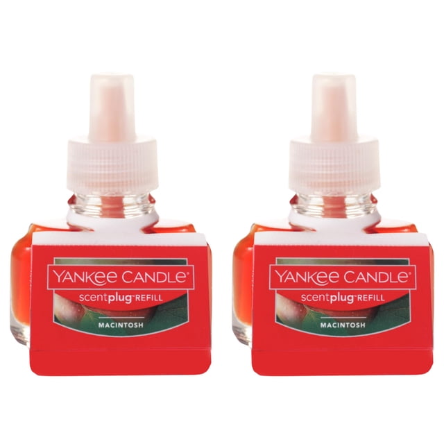 Recarga de fragancia Yankee Candle ScentPlug para Macintosh (paquete de 2)