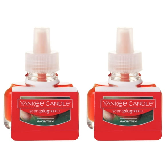 Recarga de fragancia Yankee Candle ScentPlug para Macintosh (paquete de 2)