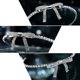 thumbnail image 1 of unbranded 1Ud Elegant Plated Silver Rhinestone Hairband Romantic Design for Wedding and Party Decoration, 1 of 8