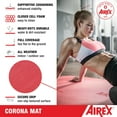 thumbnail image 2 of AIREX Corona Premium Exercise Mat Fitness for Yoga, Physical Therapy, Rehabilitation, Balance & Stability Exercises, Pilates, Aerobics, 2 of 6