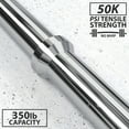 thumbnail image 3 of Synergee 1" Olympic Barbell Standard Weightlifting Barbell. 7-foot Bar Weighing 8.7 KG/19.2LB. Compatible with 1”-Opening Plates., 3 of 6