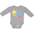 thumbnail image 3 of Inktastic My 1st Easter with Chick and Easter Eggs Boys Long Sleeve Baby Bodysuit, 3 of 5