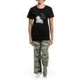 thumbnail image 4 of CafePress - Cute Kitty Big Sister Women's Dark Pajamas - Women's Short Sleeve Print T-Shirt and Pants Dark Cotton Pajama Set, 4 of 7