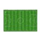thumbnail image 2 of Alfombra suave de campo de fútbol ZJT250131492 | Alfombra de poliéster verde antideslizante para interior y exterior | Tapete de césped deportivo de 99 x 199 cm para sala de estar, dormitorio, mesa, 2 of 5