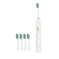 thumbnail image 4 of CheAAlet Electric Toothbrush with 5 Brush Heads, 5 Cleaning Modes,Smart 15-speed Timer Electric Toothbrush IPX8 -Newly Upgraded Electric-Deep Cleaning,USB Charging, IPX8 Waterproof White, 4 of 9